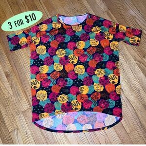 LulaRoe Irma Tunic - Colorful Pattern